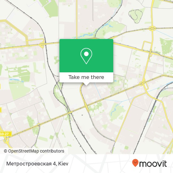 Метростроевская 4 map