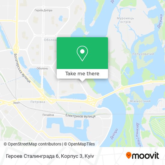 Героев Сталинграда 6, Корпус 3 map