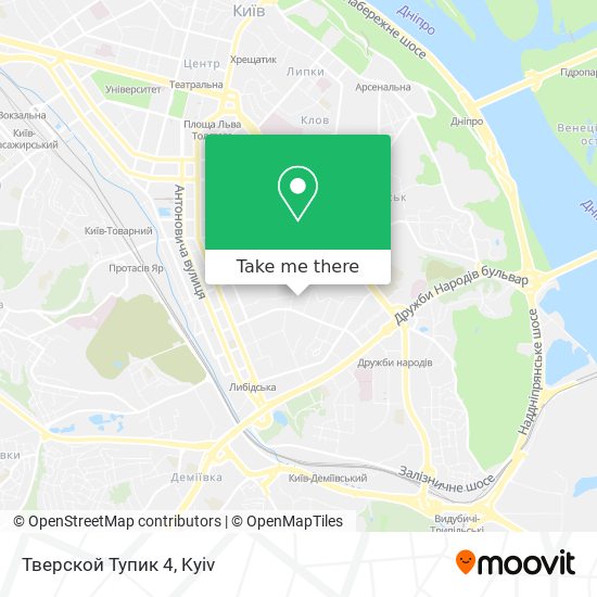 Карта Тверской Тупик 4