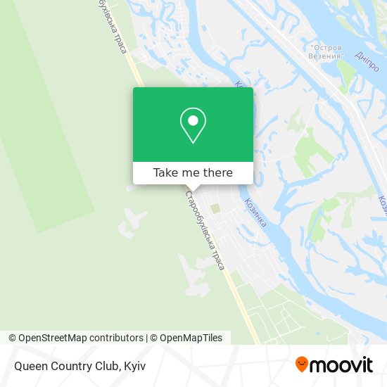 Queen Country Club map