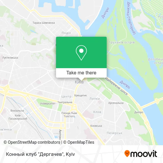 Карта Конный клуб "Дергачев"