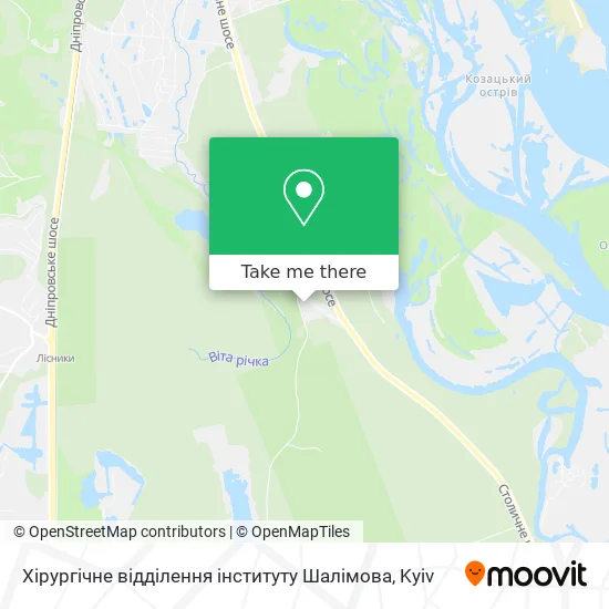 Хірургічне відділення інституту Шалімова map