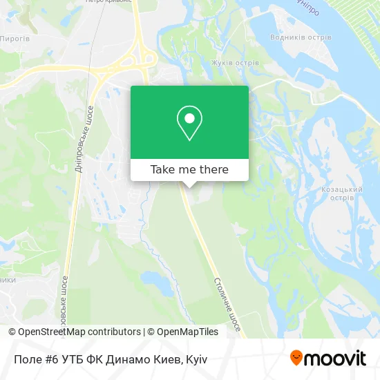 Поле #6 УТБ ФК Динамо Киев map