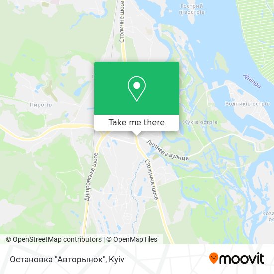 Остановка "Авторынок" map