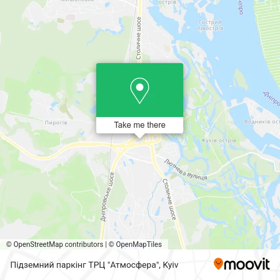 Карта Підземний паркінг ТРЦ "Атмосфера"