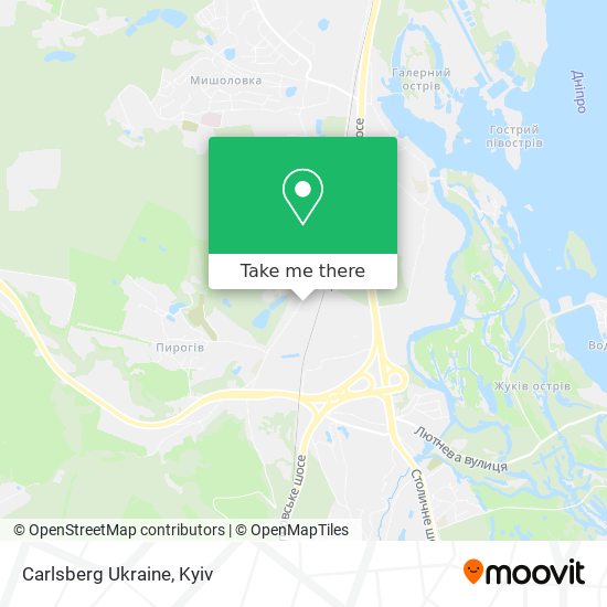 Carlsberg Ukraine map