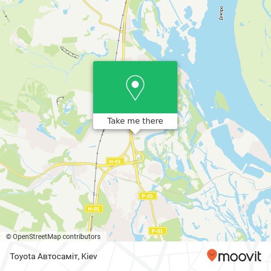 Toyota Автосаміт map