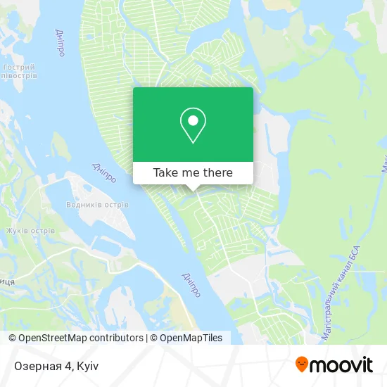 Озерная 4 map
