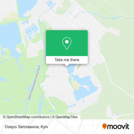 Карта Озеро Заплавное