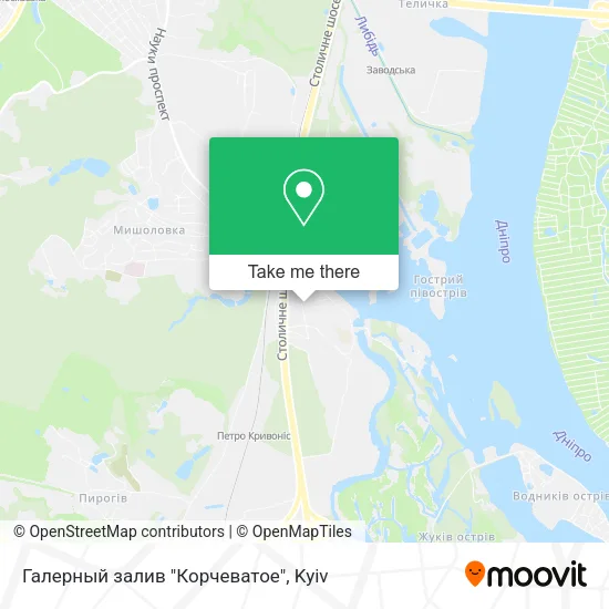 Карта Галерный залив "Корчеватое"