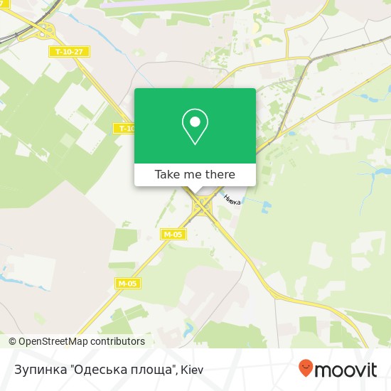 Зупинка "Одеська площа" map