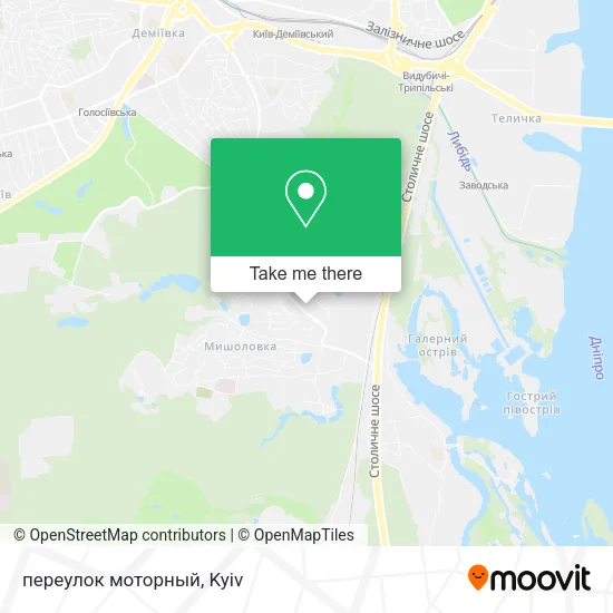 Карта переулок моторный