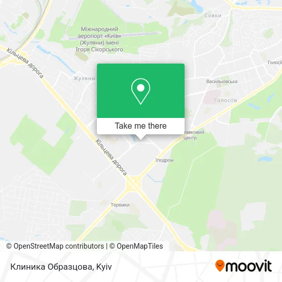 Карта Клиника Образцова