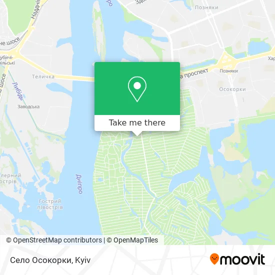 Село Осокорки map
