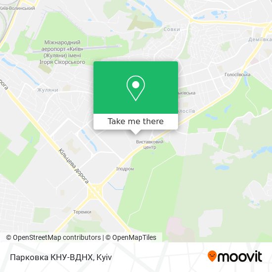 Парковка КНУ-ВДНХ map