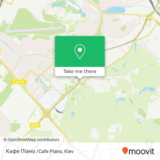 Кафе Піано /Cafe Piano map