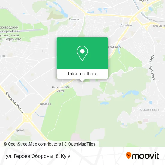 Карта ул. Героев Обороны, 8