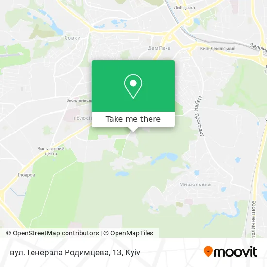 вул. Генерала Родимцева, 13 map