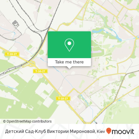 Карта Детский Сад-Клуб Виктории Мироновой