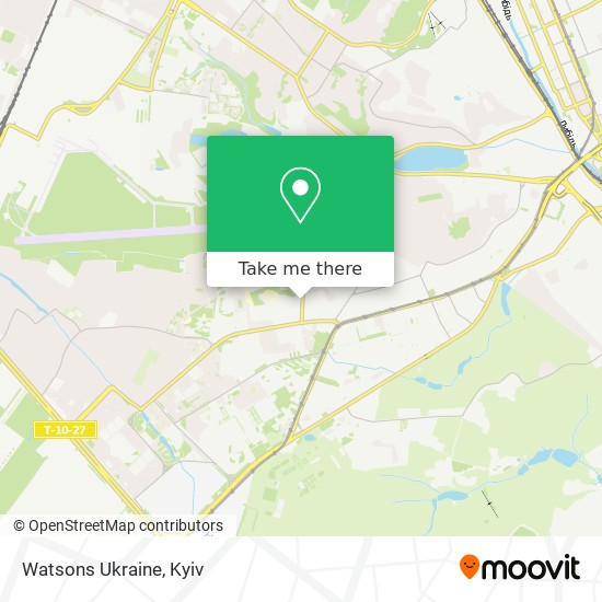 Watsons Ukraine map