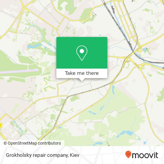 Карта Grokholsky repair company