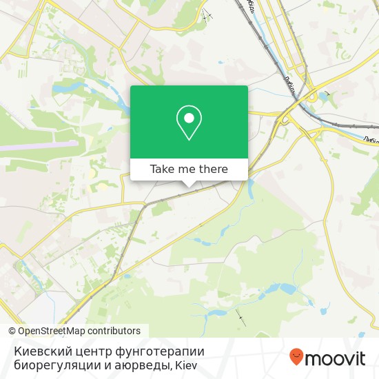 Карта Киевский центр фунготерапии биорегуляции и аюрведы