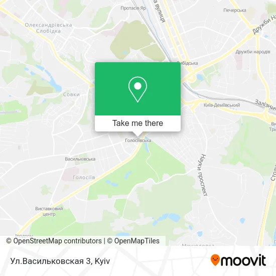 Карта Ул.Васильковская 3