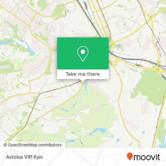 Avtolux VIP map