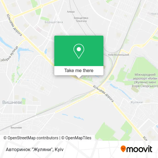 Карта Авторинок "Жуляни"