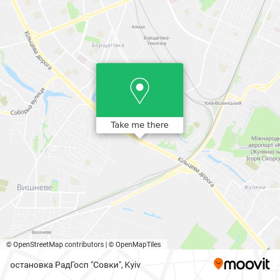 остановка РадГосп "Совки" map