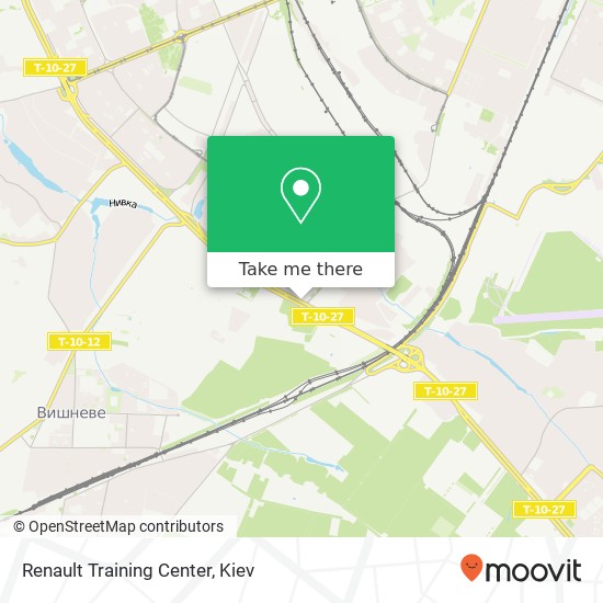 Карта Renault Training Center