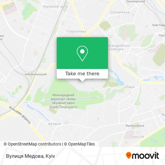 Вулиця Медова map