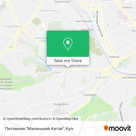Питомник "Маленький Китай" map