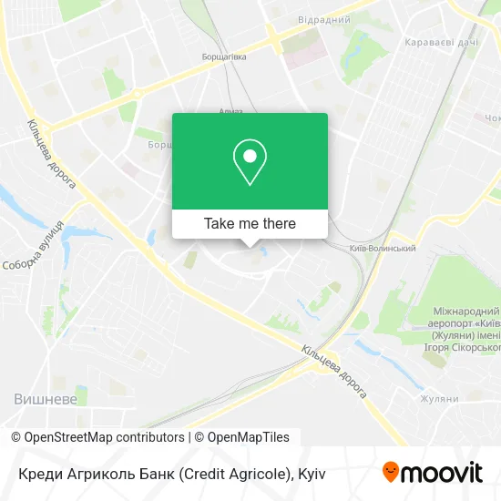 Креди Агриколь Банк (Credit Agricole) map