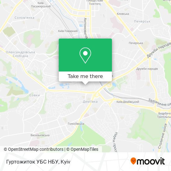 Гуртожиток УБС НБУ map