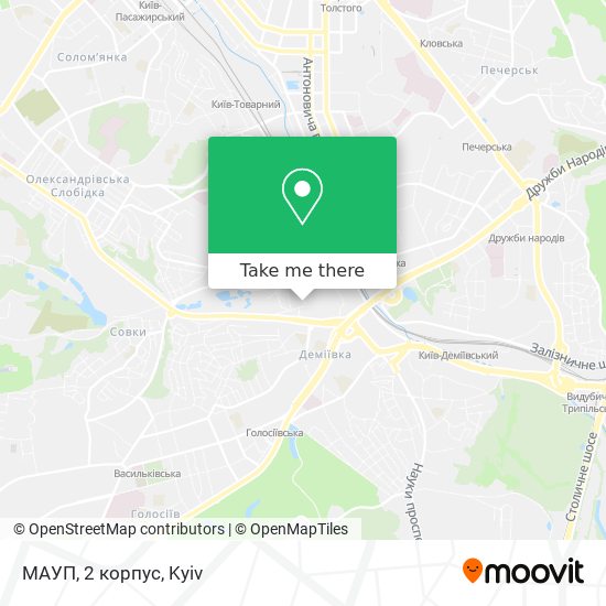 МАУП, 2 корпус map