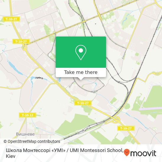 Школа Монтессорі «УМІ» / UMI Montessori School map