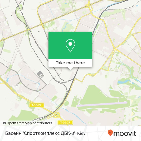 Басейн "Спорткомплекс ДБК-3" map