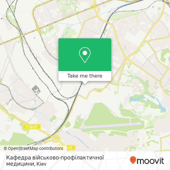 Кафедра військово-профілактичної медицини map