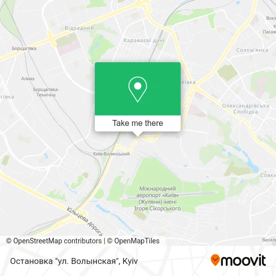 Остановка "ул. Волынская" map