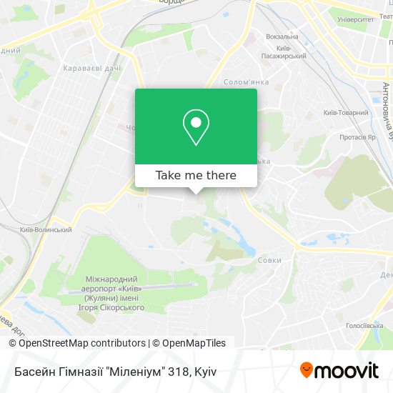 Басейн Гімназії "Міленіум" 318 map
