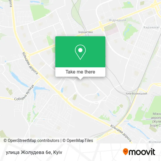 Карта улица Жолудева 6е