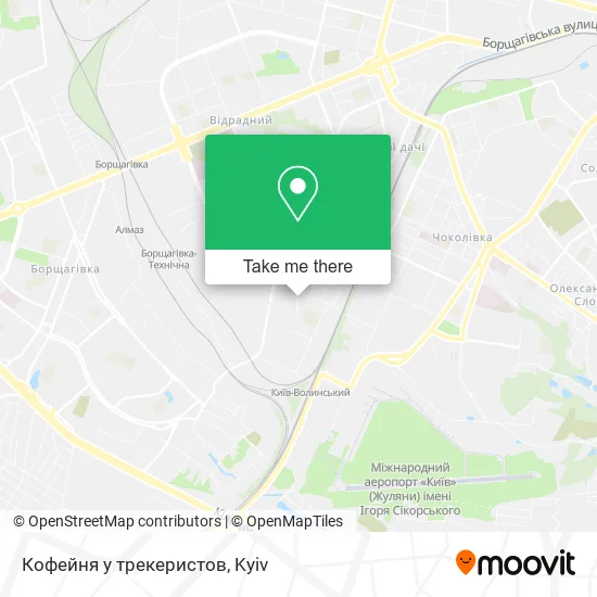 Карта Кофейня у трекеристов