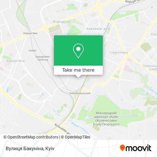 Вулиця Бакуніна map