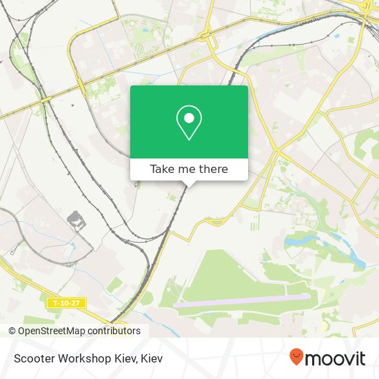 Карта Scooter Workshop Kiev