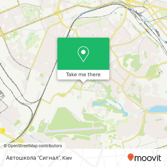 Автошкола "Сигнал" map