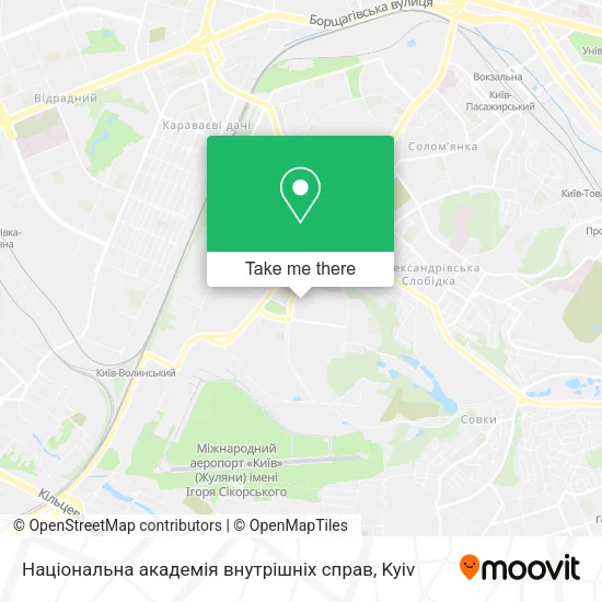 Карта Національна академія внутрішніх справ