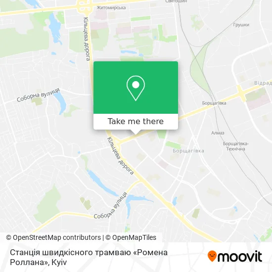 Станція швидкісного трамваю «Ромена Роллана» map