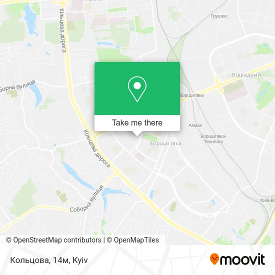 Карта Кольцова, 14м