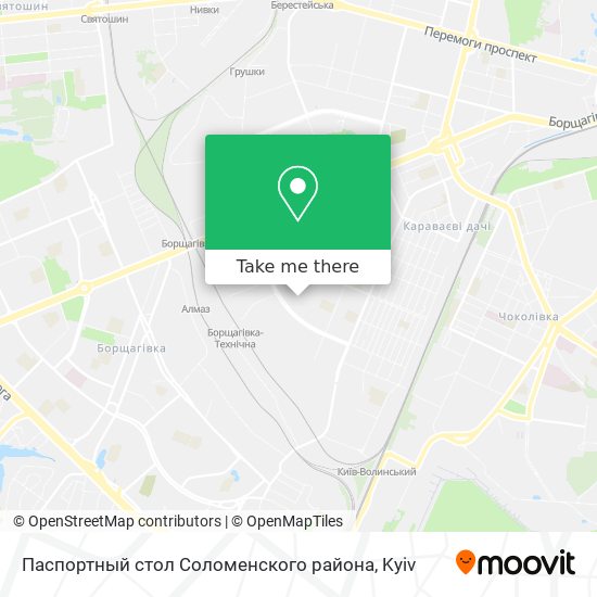 Паспортный стол Соломенского района map